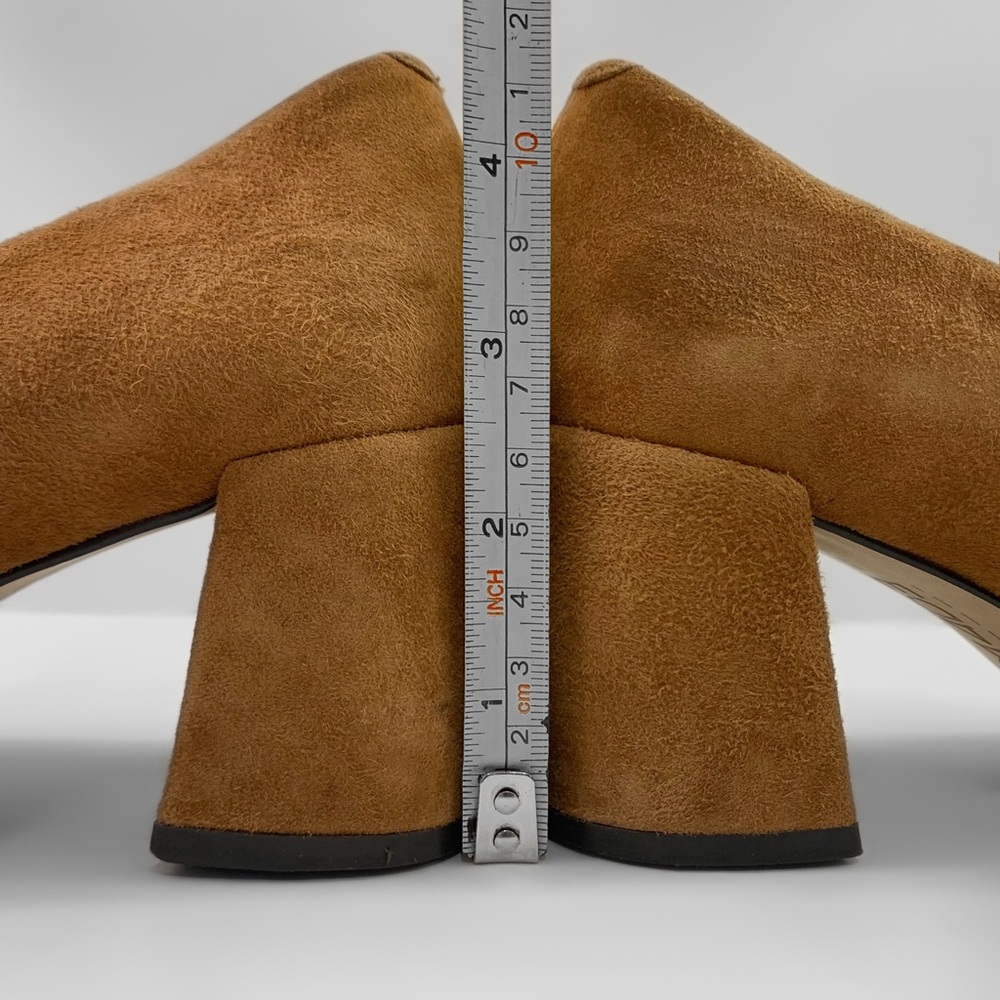 Anthropologie M4DE Suede Block Heel Pumps - Picture 10 of 10